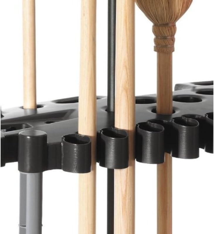 Garage Tool Tower Rack Easy to Assemble Wheeled Organizes up to 40 Long
