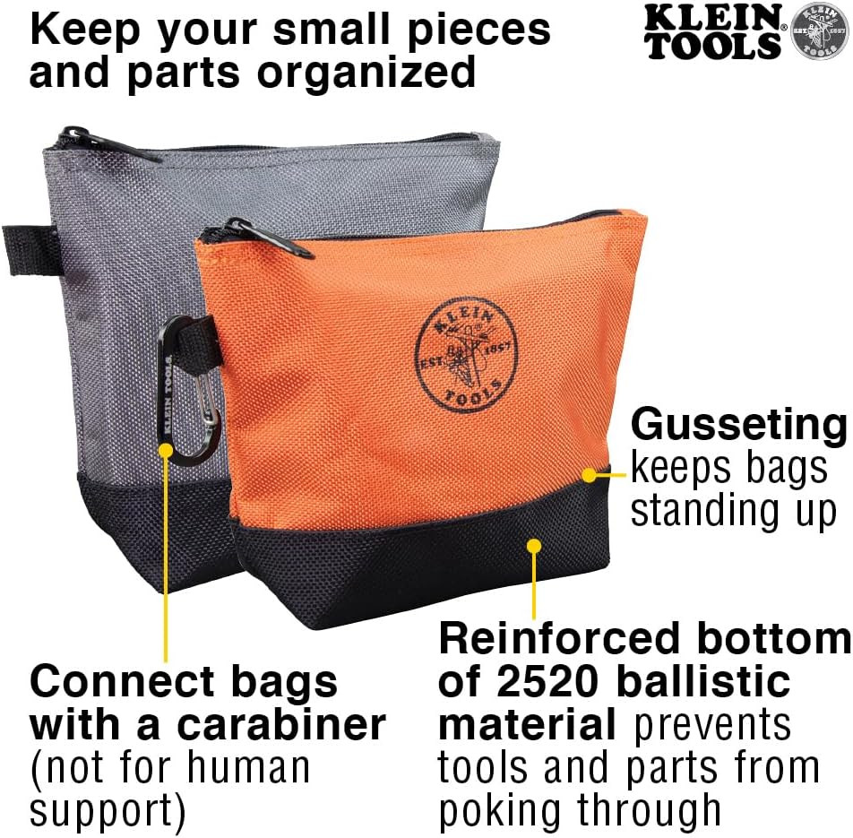 80038 Backpack Tool Kit, Tradesman Pro Backpack, Zipper Tool Bags, and Magnetize