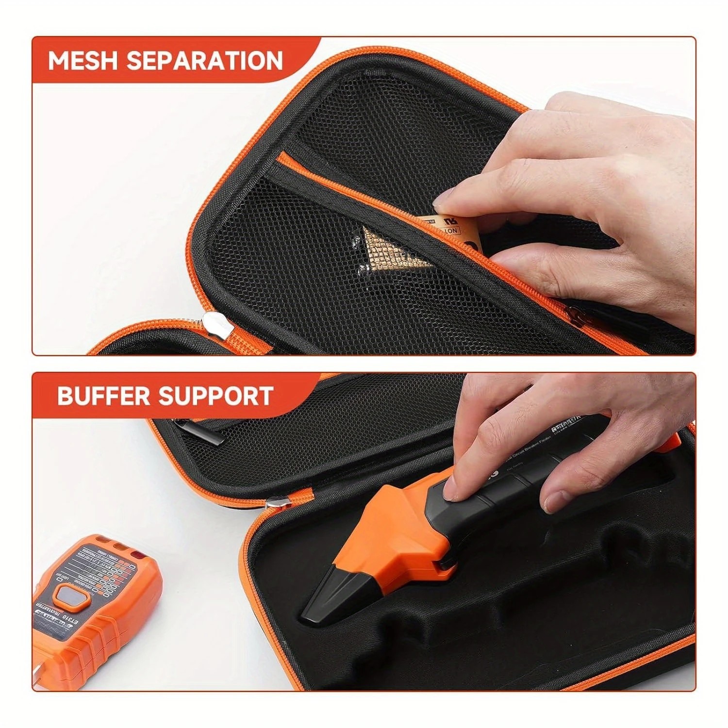 Hard Travel Case for Klein ET310 Circuit Breaker Finder RT250 Tester Bag