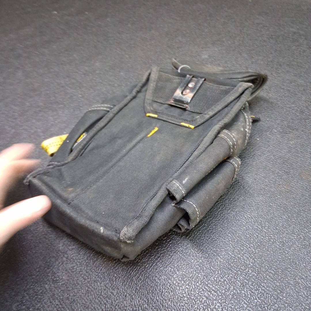 CLC Black Balistic Nylon 12″ x 7″ Multi-Pocket Professional Tool Pouch Bag