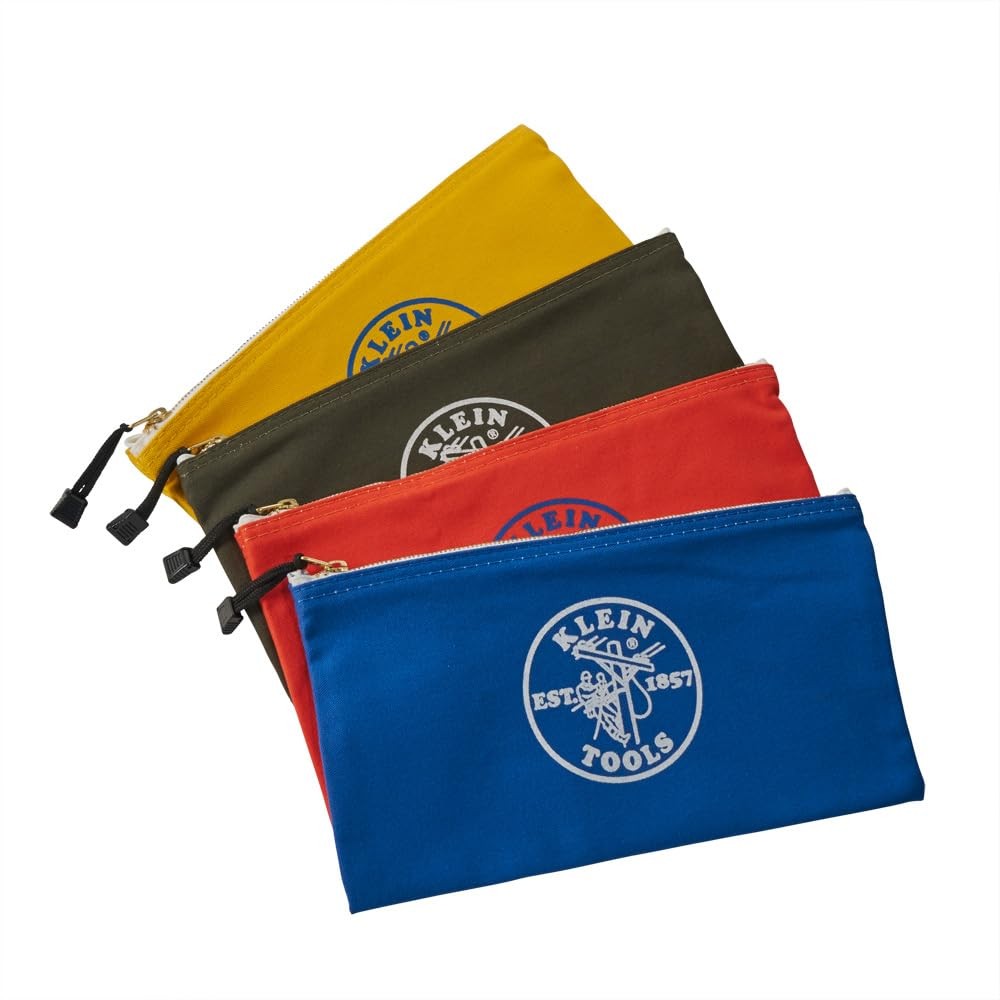 Klein Tools 80056 Tool Bag Storage Kit, 1680d Stand-Up and 6-Piece, Orange
