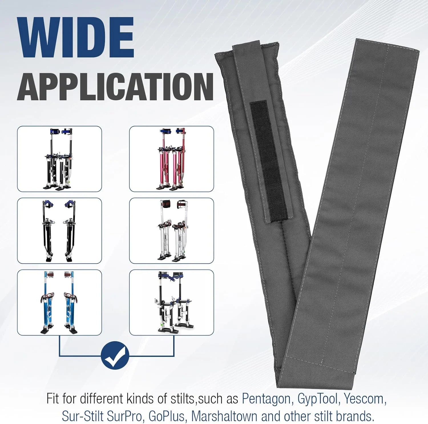Stilt Straps Replacement, Drywall Stilt Straps Universal Fit, Padded Adjustab…