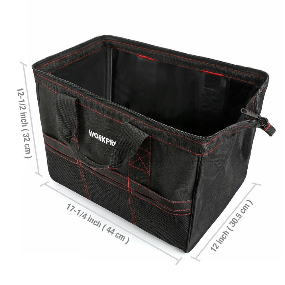 WORKPRO 2PIECE Tool Bag Tool Storage Bag Case Oxford Zipper-Top 13-inch &18-inch