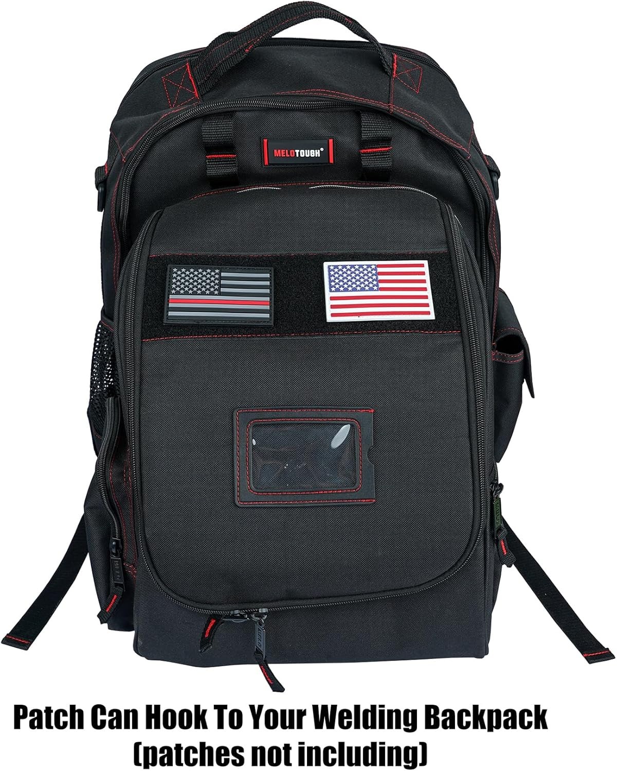 MELOTOUGH Welding Tool backpack for Tools and Regular, Black Backpack