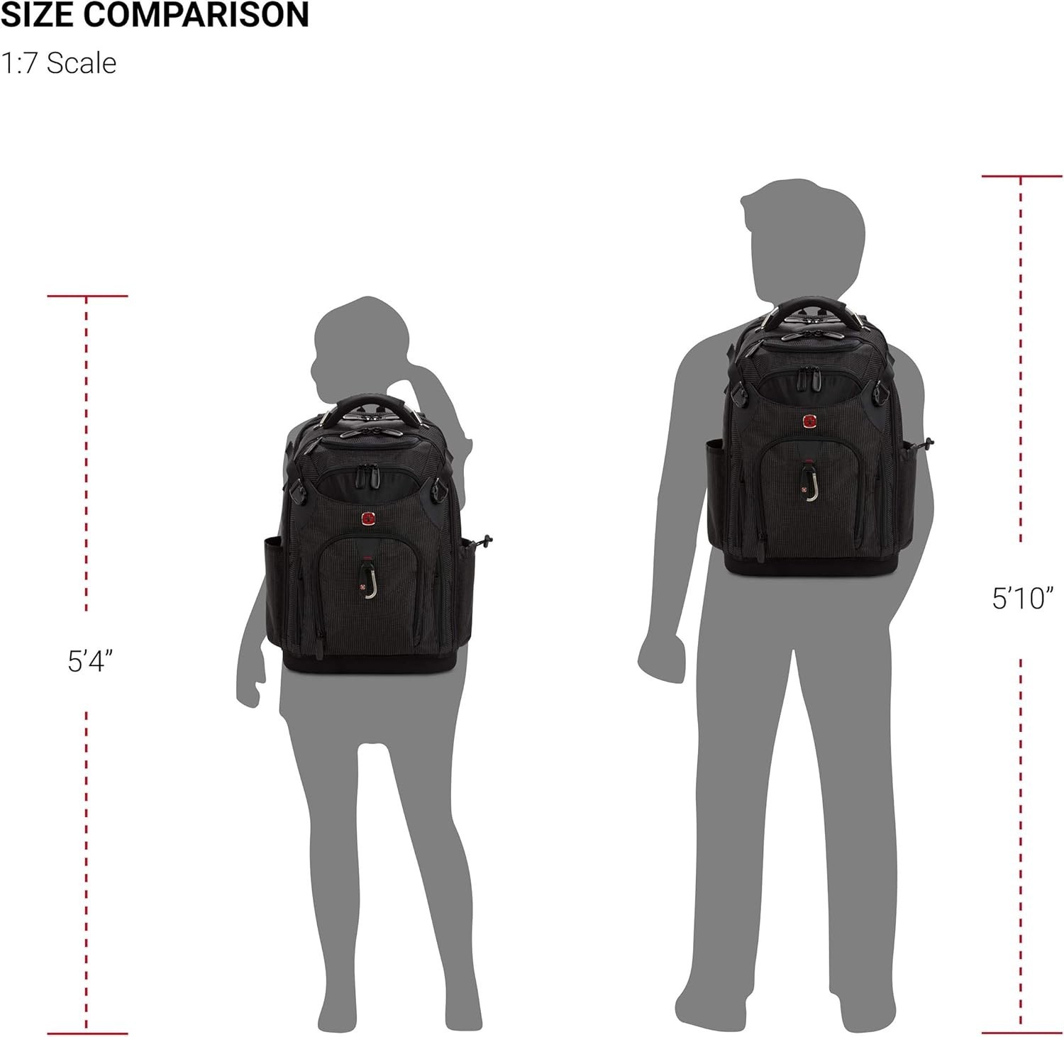 Innovative Black Laptop Backpack with Ergonomic Design – Fits 17-Inch Laptops