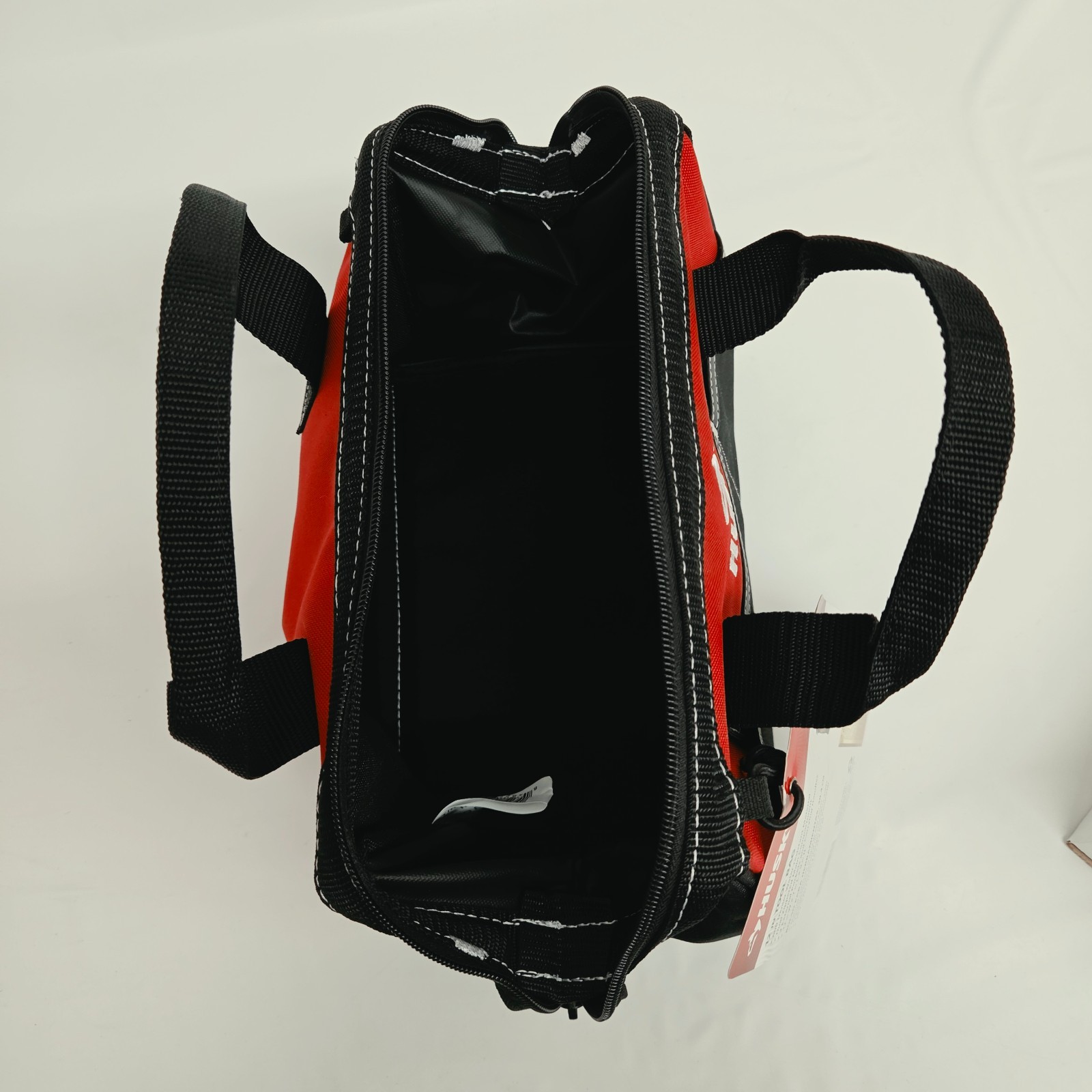 Husky 12″ Wide Mouth 4 Pocket Dual Zippered Tool Bag 12 x 7 x 9 NEW w/ Tag