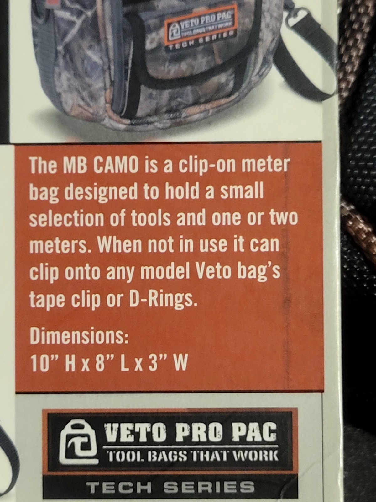 Veto Pro Pac MB Camo