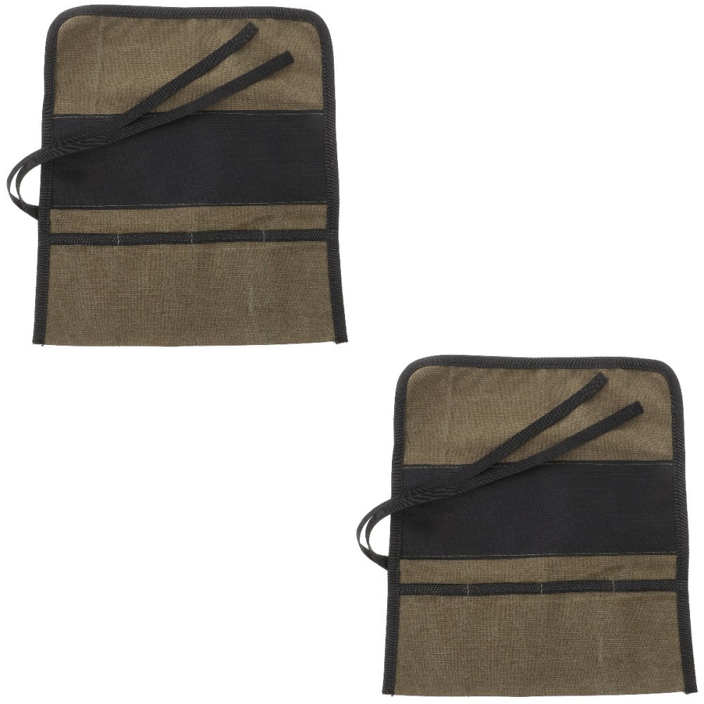 2 Count Tool Roll Bag Organizer Folding Storage Hardware Mechanic