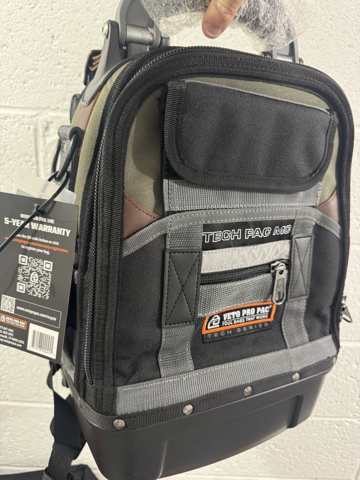 Veto Pro Pac Tech-Pac MC Compact Full-Featured Service Tech Tool Backpack