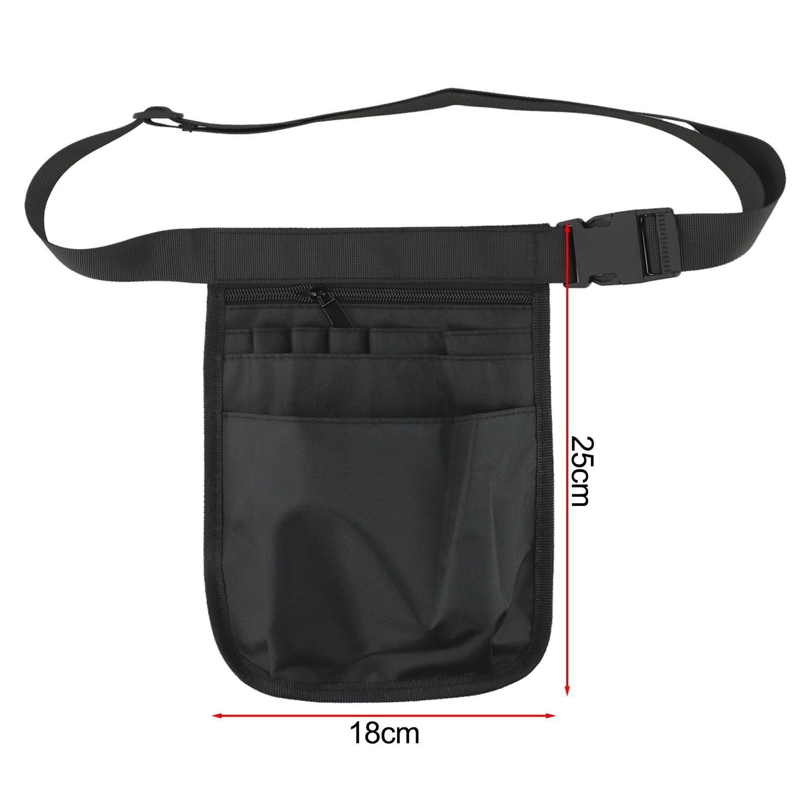 Adjustable Tool Waist Bag Featuring Waterproof Fabric and Resistant Design