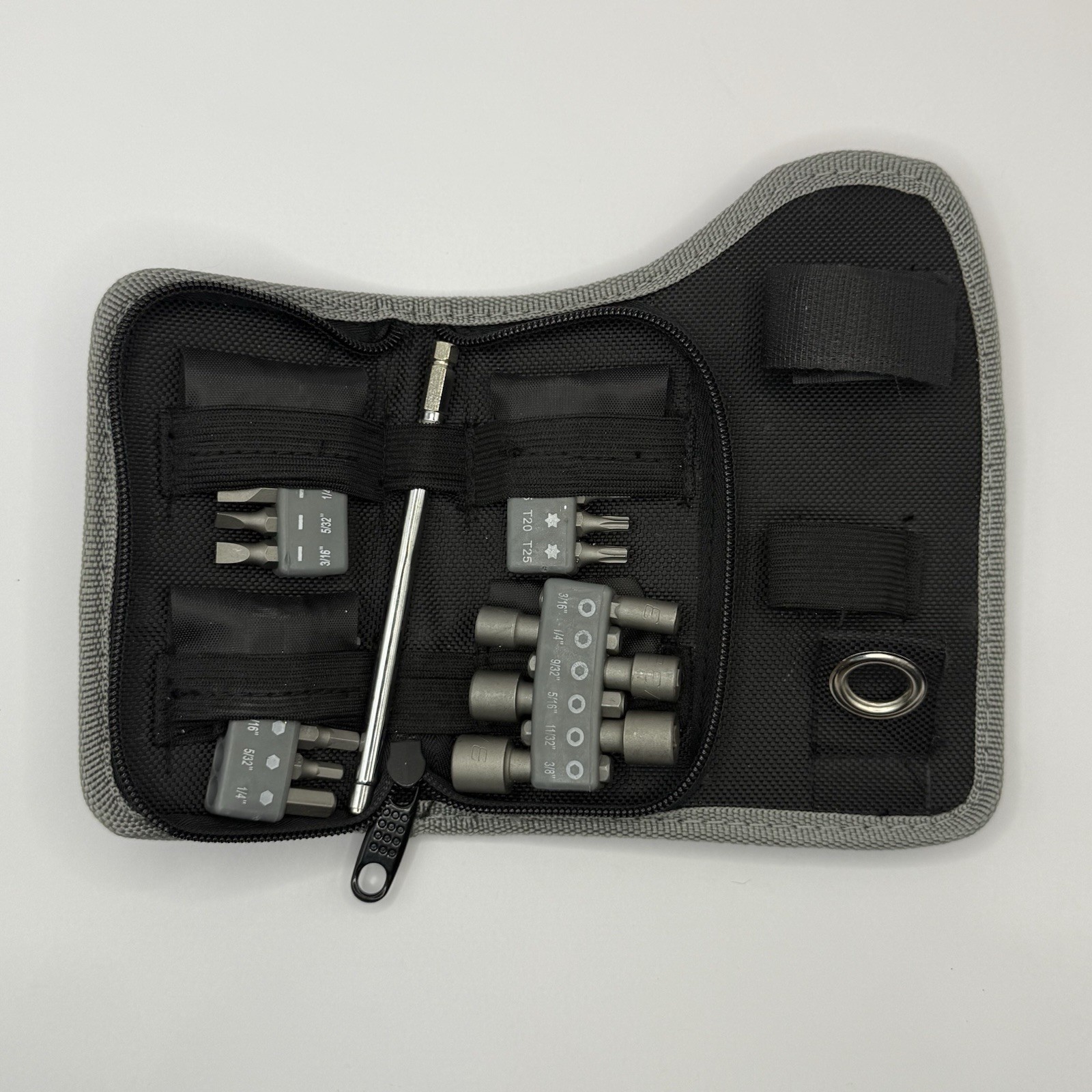 Kobalt Belt Clip Loop Zippered Tool Holder With Bits