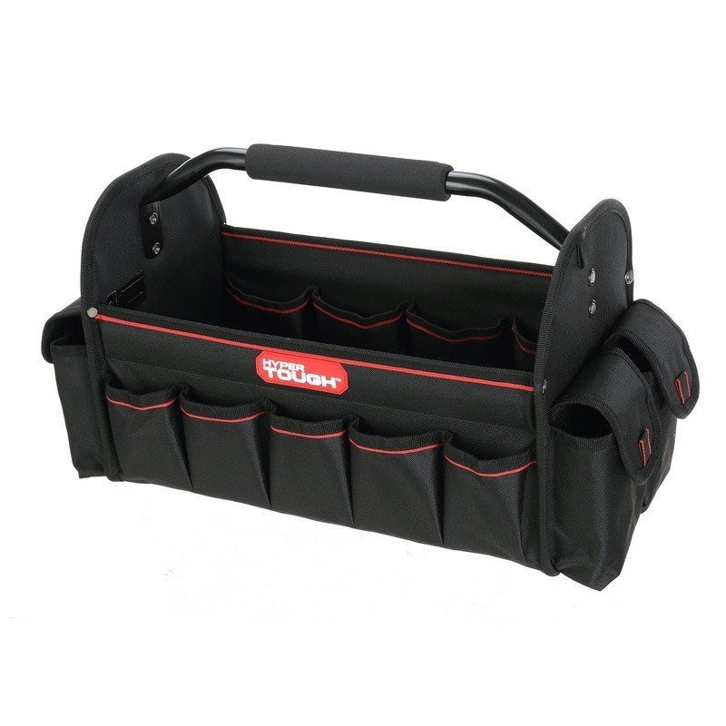 16 Inch Open Top Tool Tote Organizer W/ 20 Pockets Durable Storage Bag New