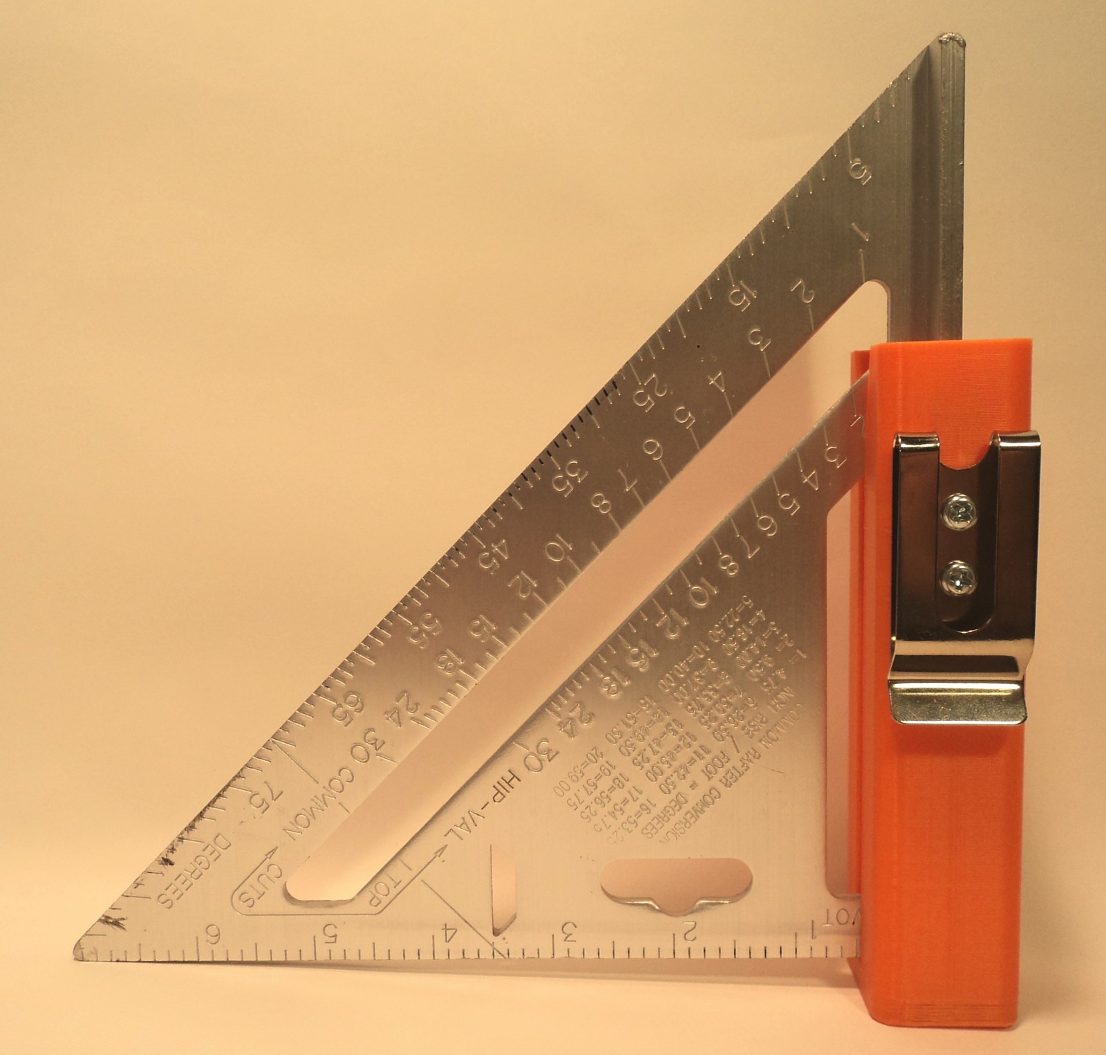 7” EZ SQUARE BELT HOLDER Tool Clip METAL PARTS for 7″ Speed Square Made in USA!