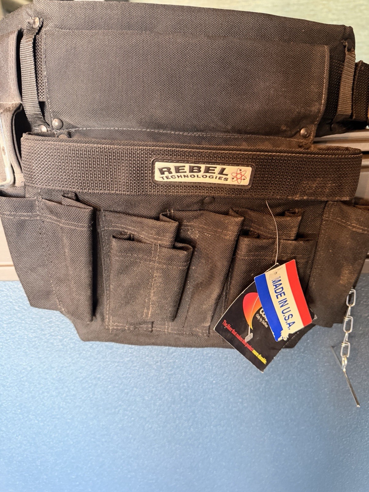 Boulder Bag Professional Electrician Carpenter Tool Belt Black Made USA Medium