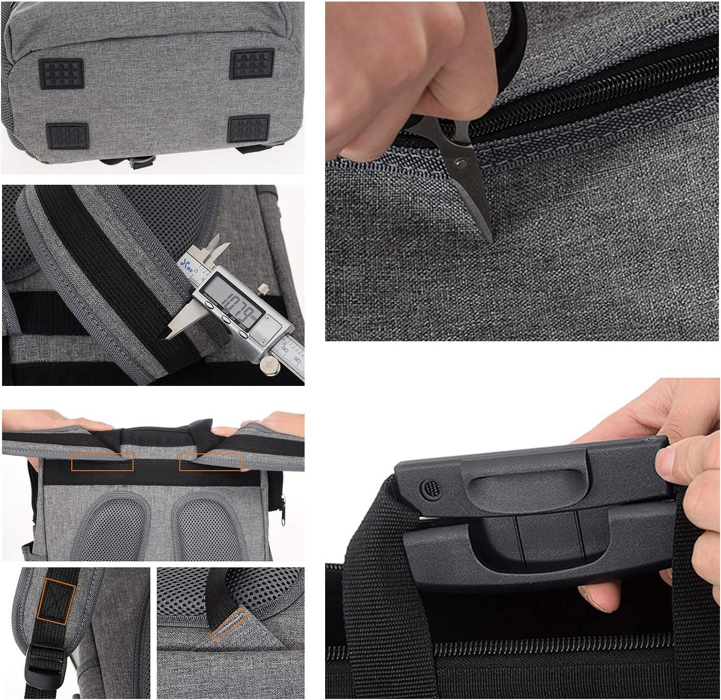 Heavy-Duty Tool Backpack with Padded Support & 20 Compartments – Waterproof