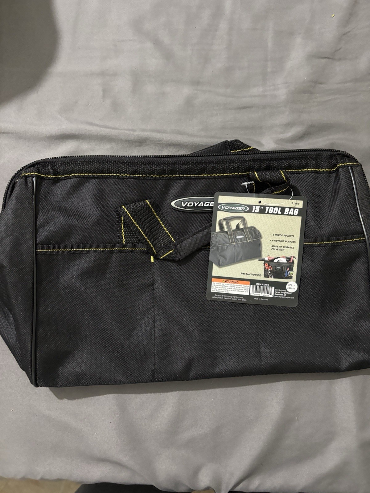 Voyager 15″ Tool Bag with 14 Pockets Durable Polyester Storage Organizer 61469
