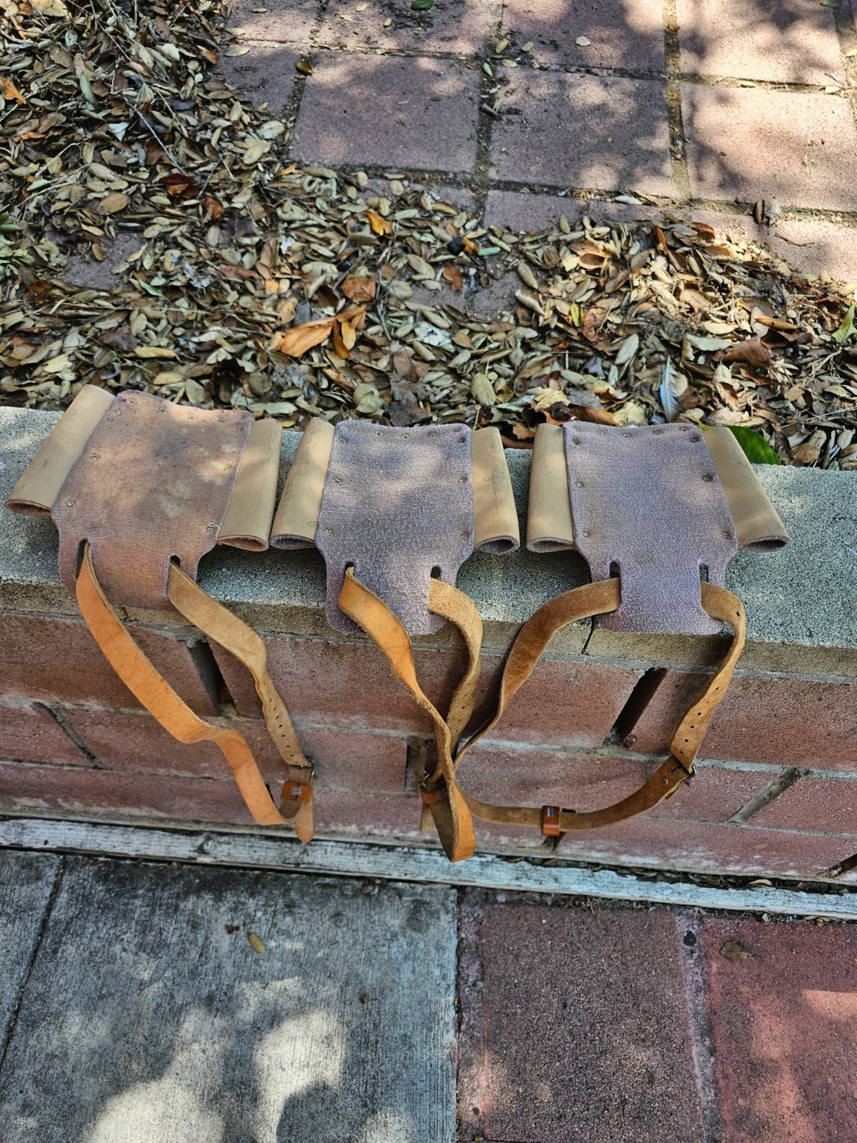 3 Pieces Klein Tools 5150 Electricians Genuine Leather Tool Pouch With 5201 Belt