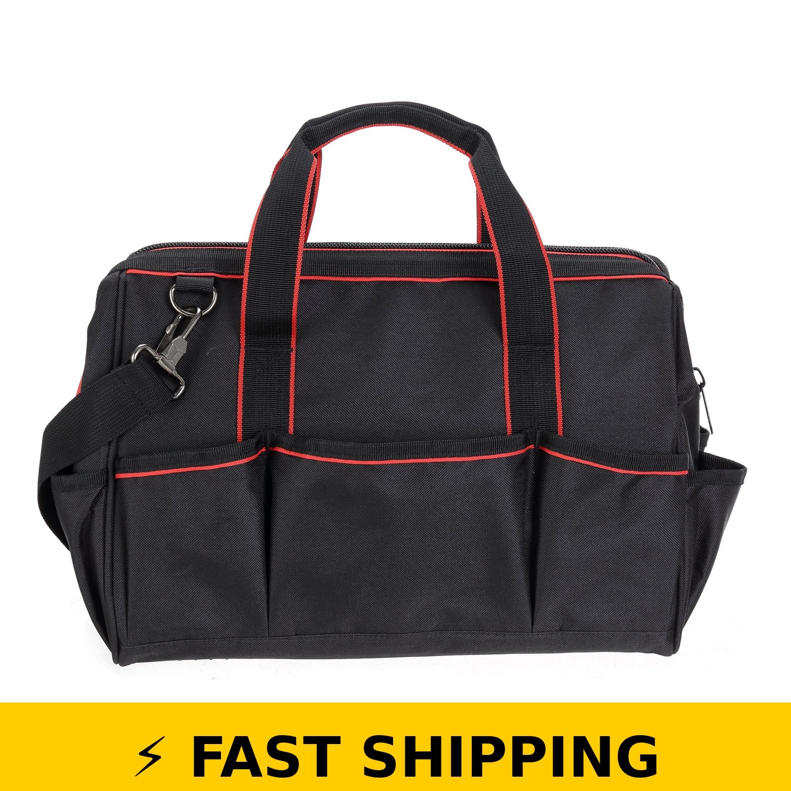 Hyper Tough 15″ Large Mouth Tool Bag