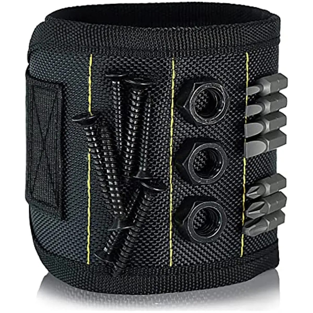 Magnetic Wristband for Holding Screws,Nails，Drilling Bits,Wrist Tool Holder Belt