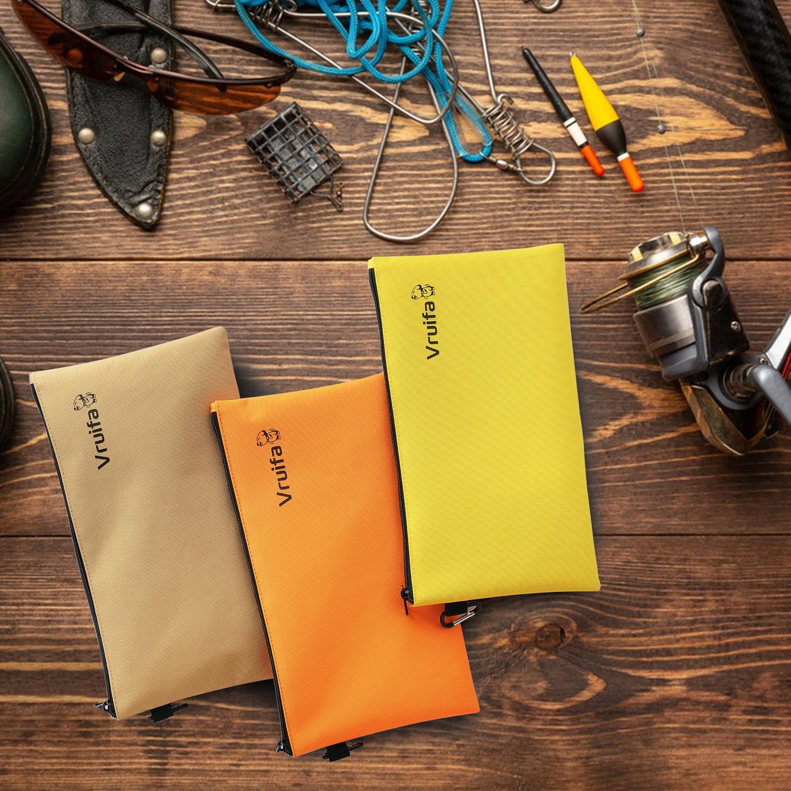 3PCS Tool Pouches with Zipper, Premium small Tool Bags, Waterproof Utility zi…