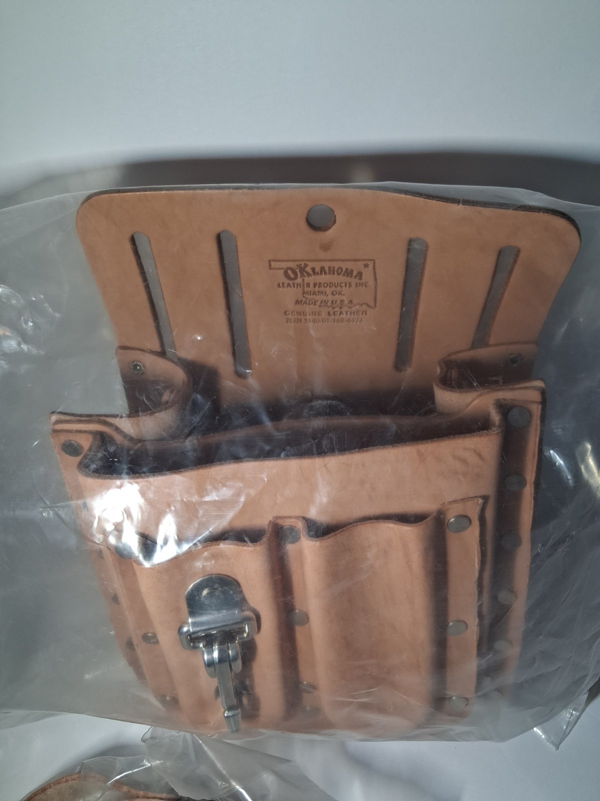 Oklahoma Leather Products 8 Pocket Tool Carrier Holster 5140 With Belt