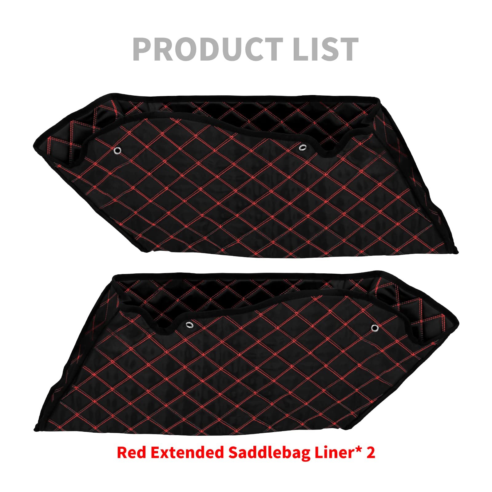 Saddlebag Liners Carpet Insert for 4 inch Stretched Tapered Hard Saddlebags F…