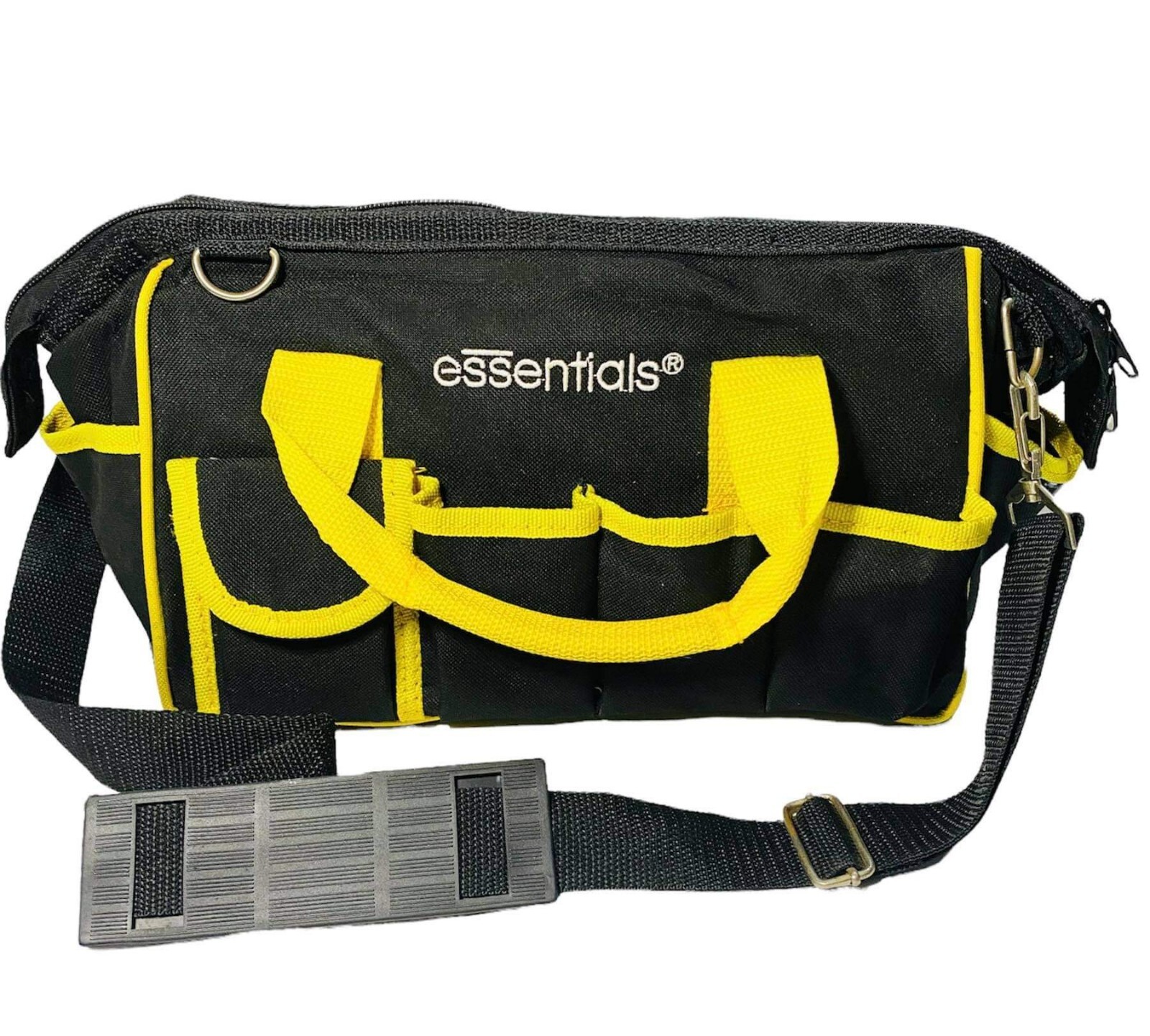 GreatNeck 21044 Essentials Black And Yellow Tool Set Bag