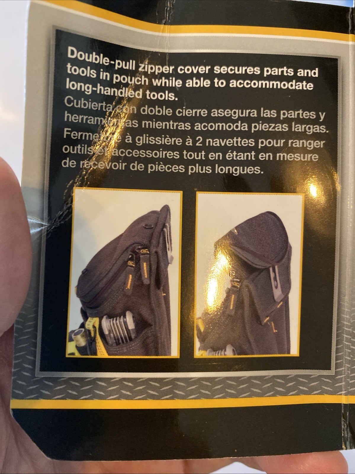 CLC 1524 Medium ZIPTOP Utility Maintenance Electrician Zippered Tool Belt Pouch