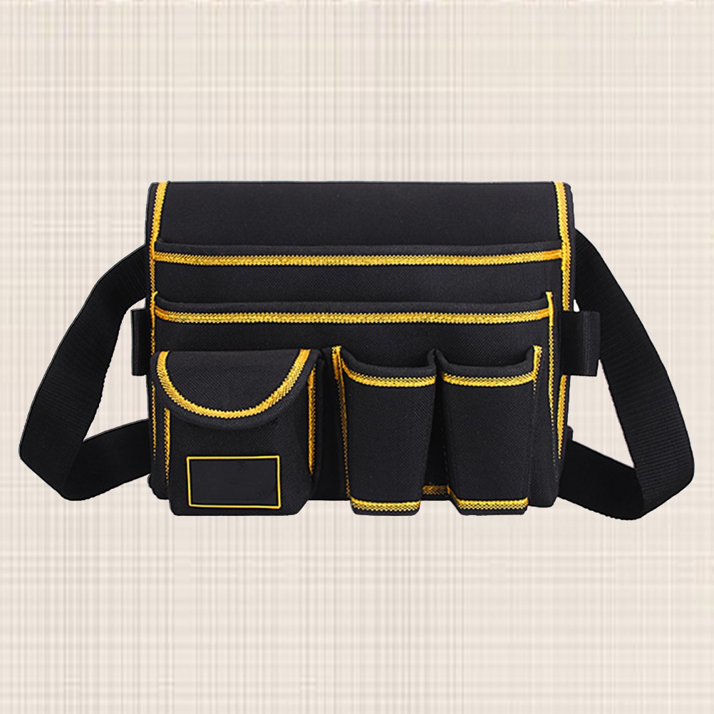 Oxford Cloth Tool Belt Bag Rectangular Outdoor Use 1Set 9.8×8.3in