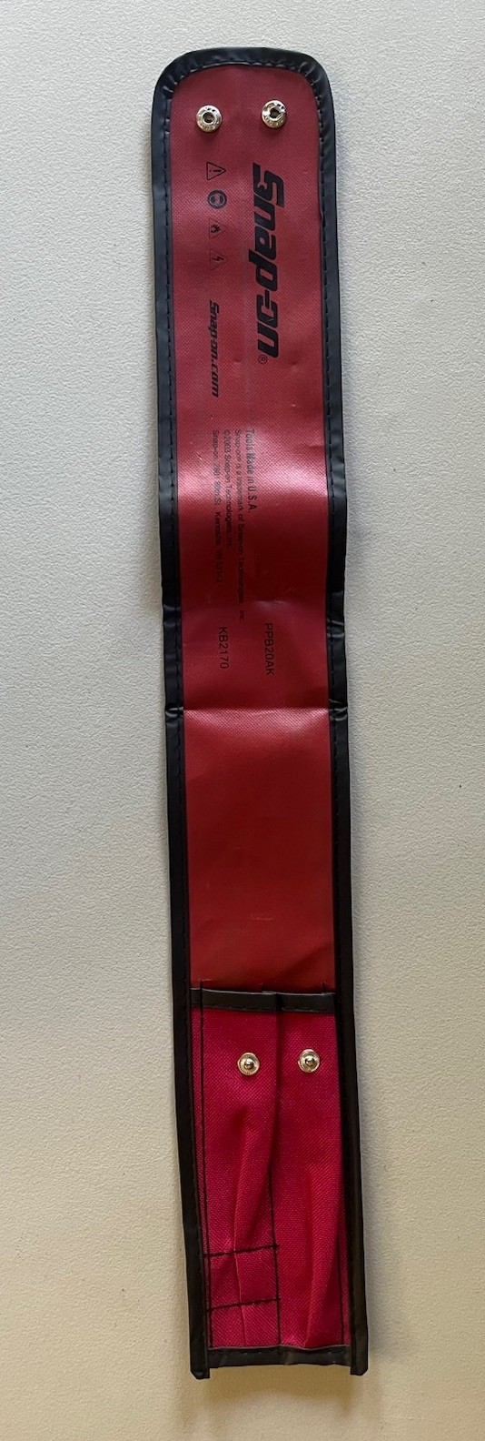 Snap-On Tool Pouches, set of 4