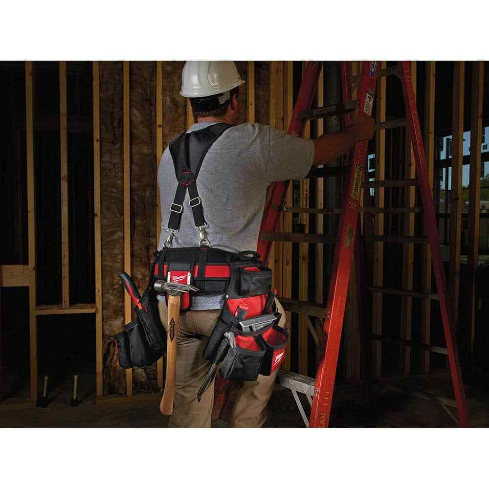 Work Belt General Contractor Suspension Rig 24 Organization Pockets Tool Storage