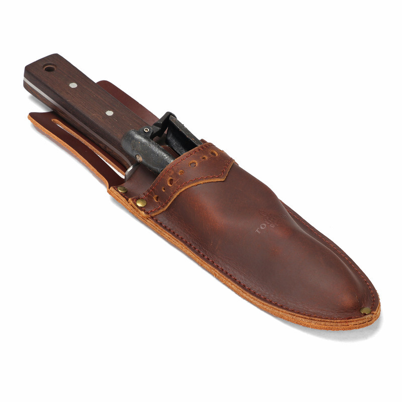 TOURBON Leather Garden Shear Sheath Belt 2 Pocket Pruning Scissors Holster
