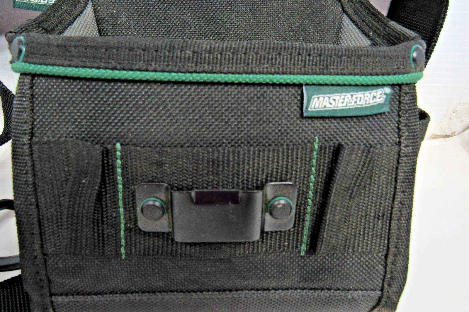 Masterforce Pro Tool Belt Fastener Pouch Carpenter Nail Pouch Hammer Holder