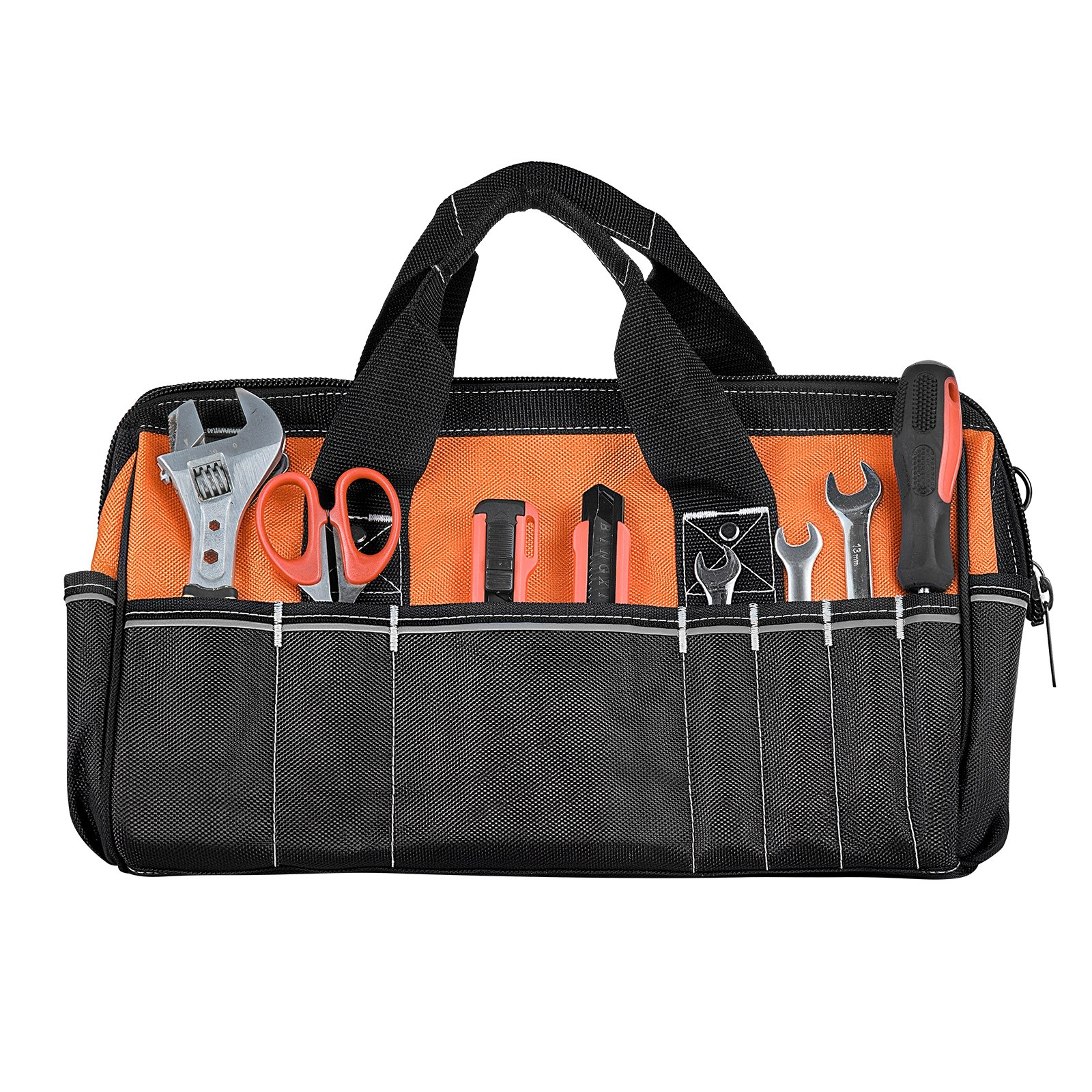 VEVOR Tool Bag 15.7 Inch 33-Pocket Portable Tool Box Organizer Storage Toolbox