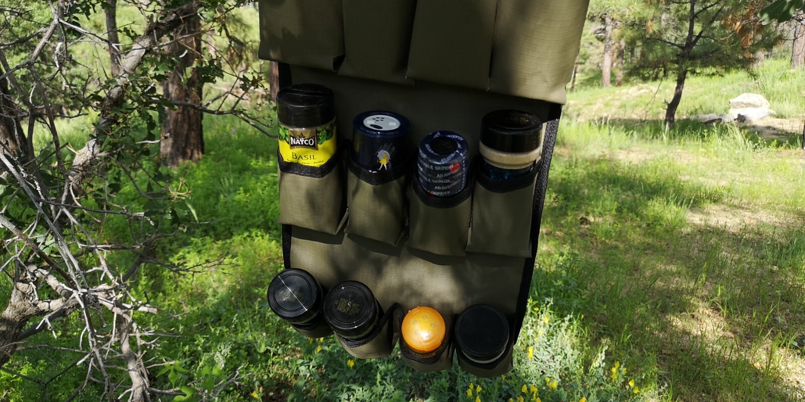 Canvas Spice Rack camping picnic overland vanlife 4×4