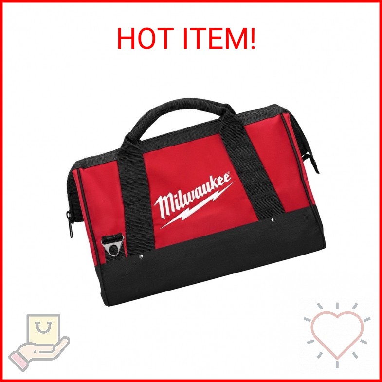 Milwaukee Soft Side Durable Heavy Duty Tool Contractor Bag 16″ x 9.5″ x 11″ New
