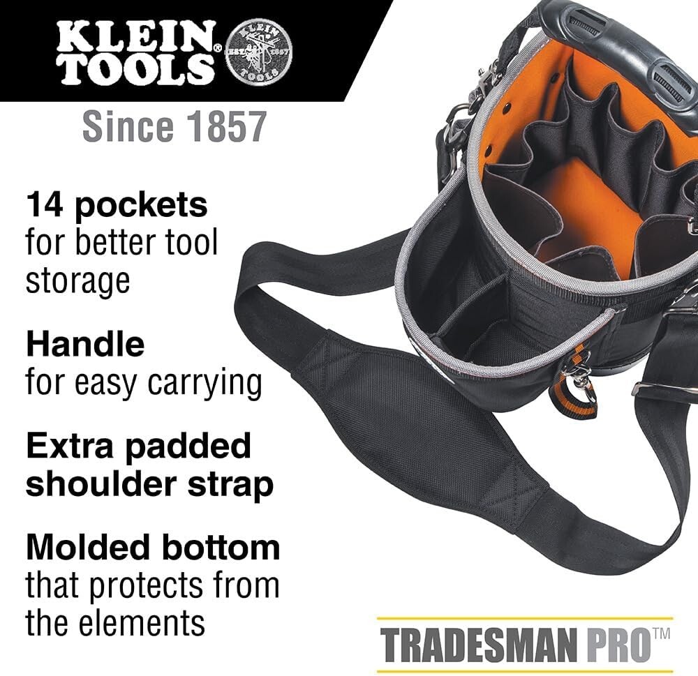 Professional Tool Bag with 14 Pockets and Water Resistance – Perfect for Pros