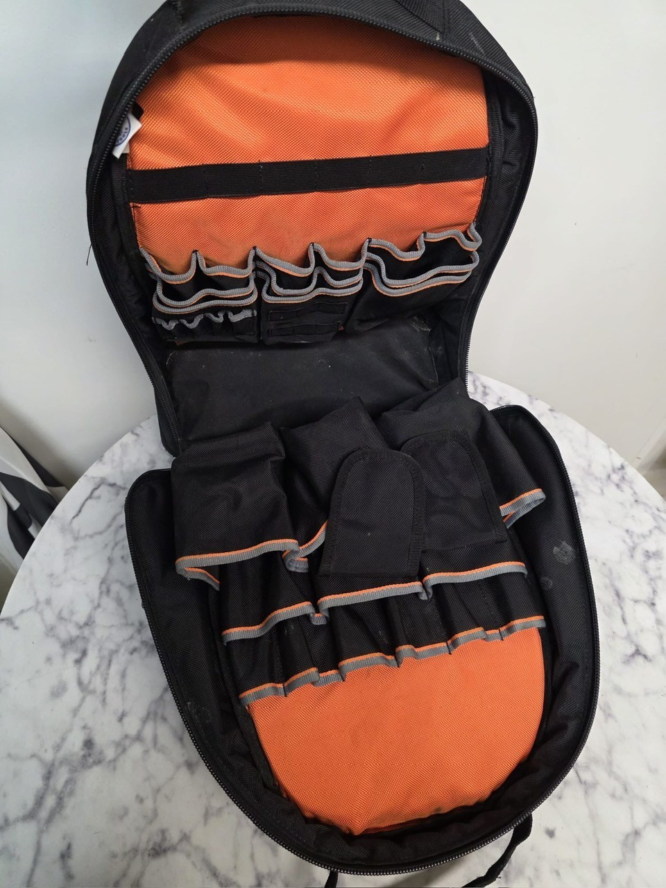 Klein Tools 55482 Tradesman Pro Tool Station Backpack – 21 Pockets – Workstation