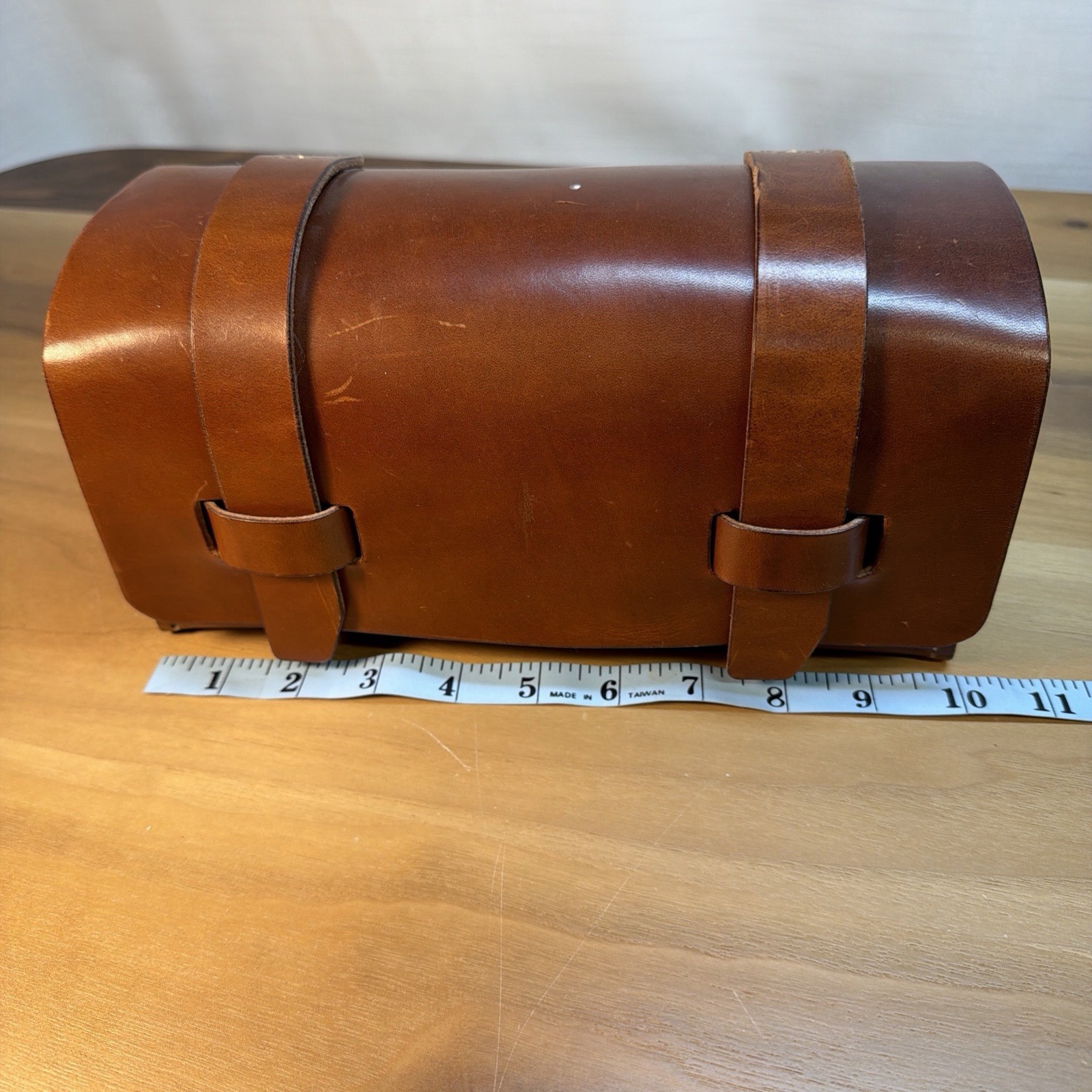 First Settlement Goods Leather Compact Toolbox Handmade Distressed 10x4x5″