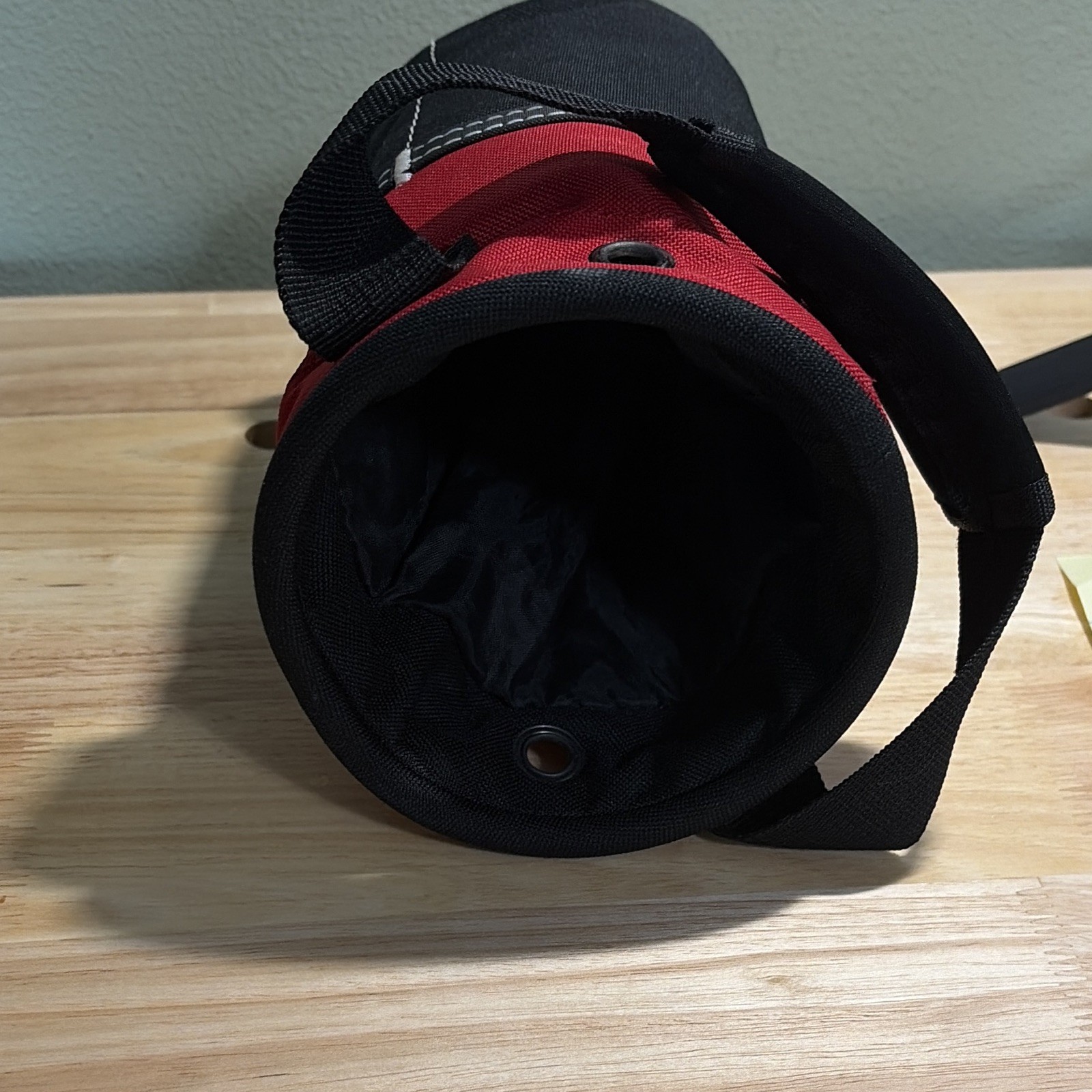 Husky 2-Piece Tool Pouch Set Red/Black with Belt Clip