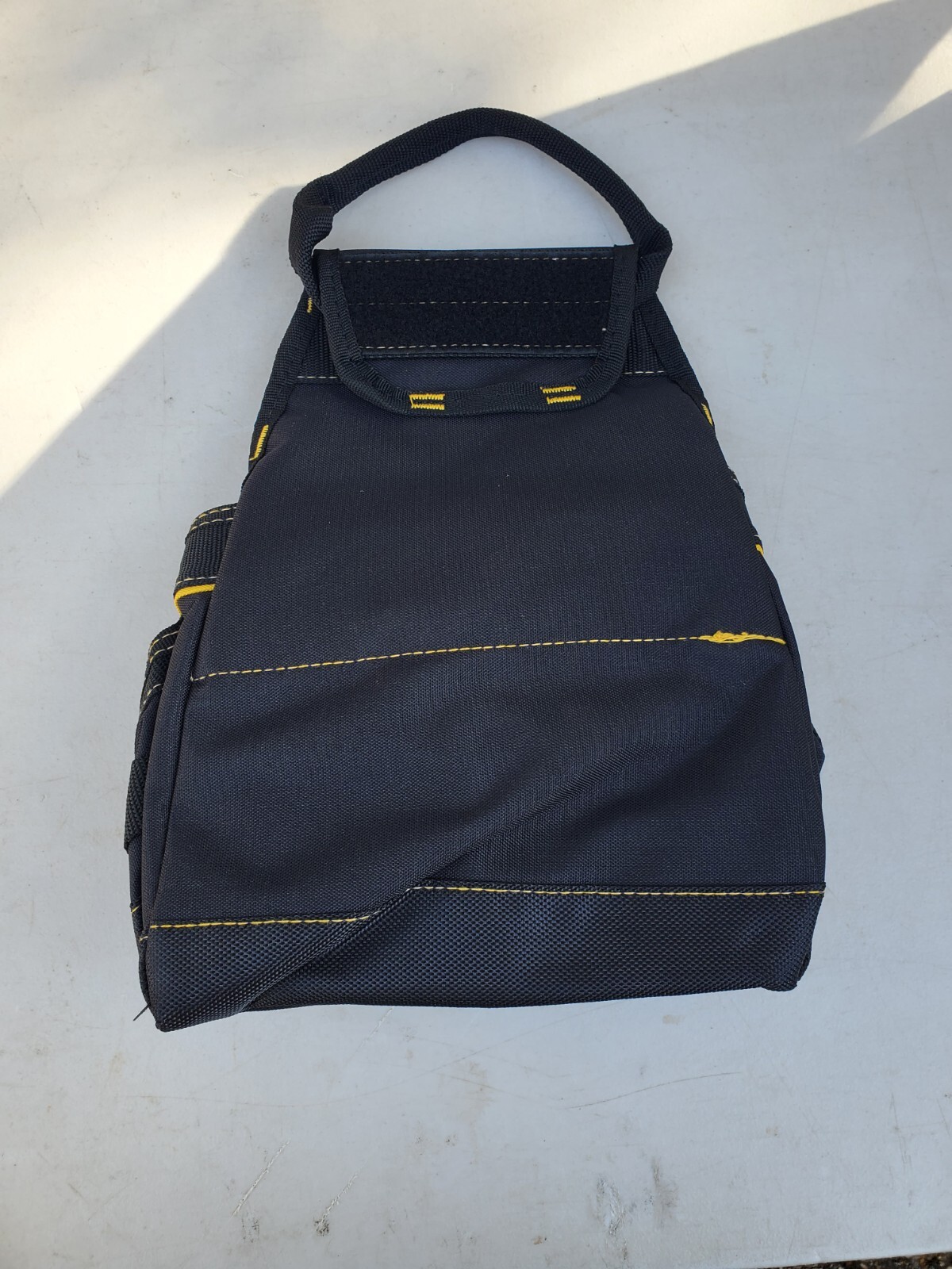 CAT Caterpillar Tool Pouch Muti-Purpose Black Yellow 13 Inches Tall No Belt
