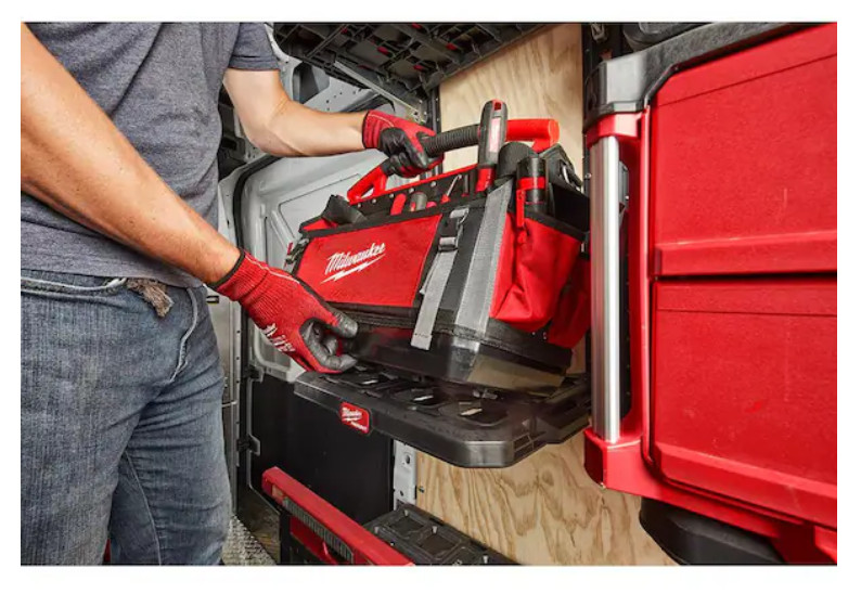 Milwaukee 20 in. PACKOUT Tote w/ Padded Shoulder Strap | 48-22-8320 | Pack of 1