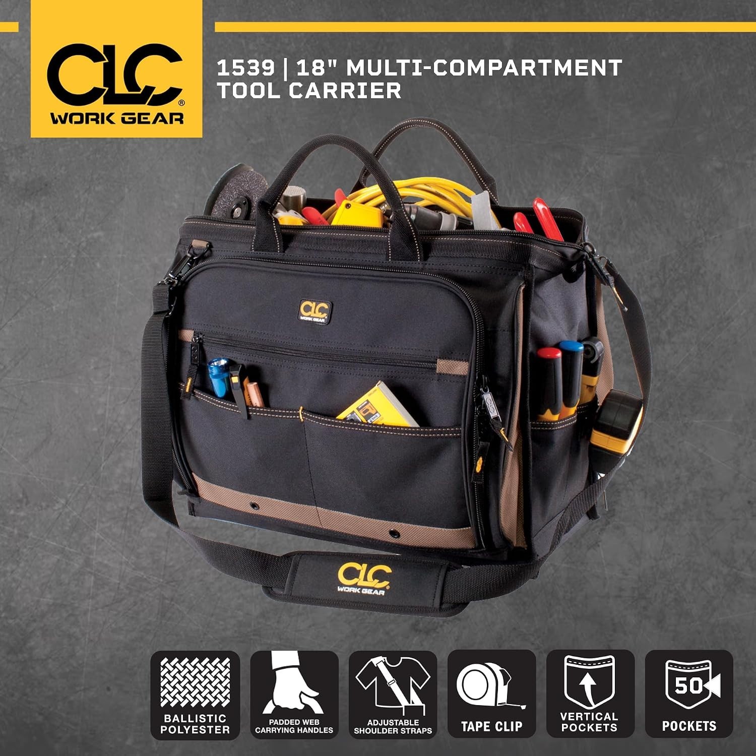 Large Capacity Multi-Compartment Bag