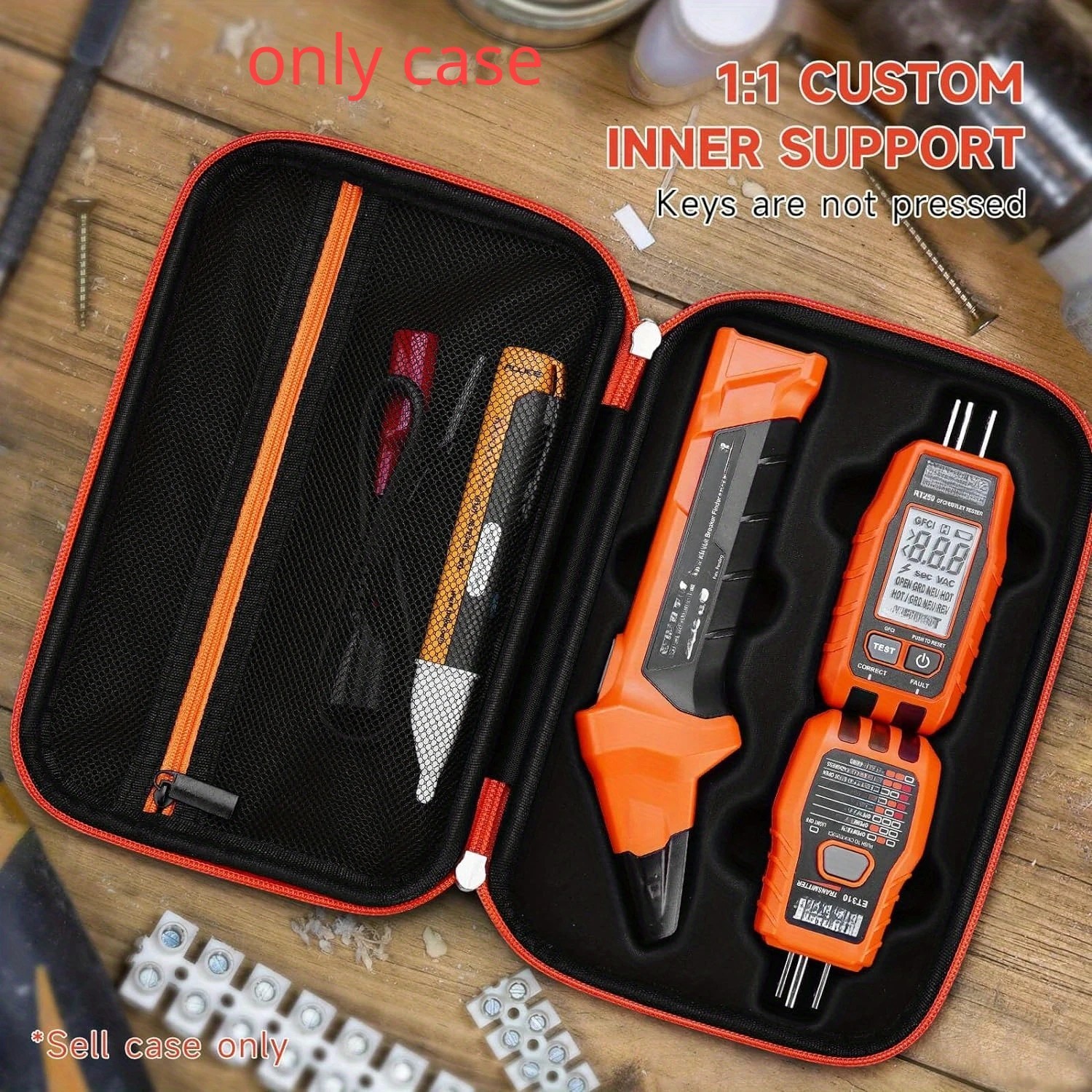 Hard Travel Case for Klein ET310 Circuit Breaker Finder RT250 Tester Bag