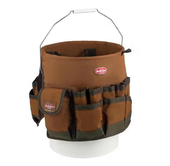 Bucketeer 5 Gal. Bucket Tool Organizer in Brown