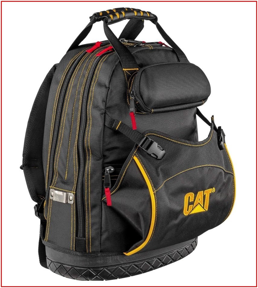 CAT Caterpillar 18″ Heavy Duty PRO TOOL / LAPTOP Backpack – 29 Pockets 🌟NEW🌟