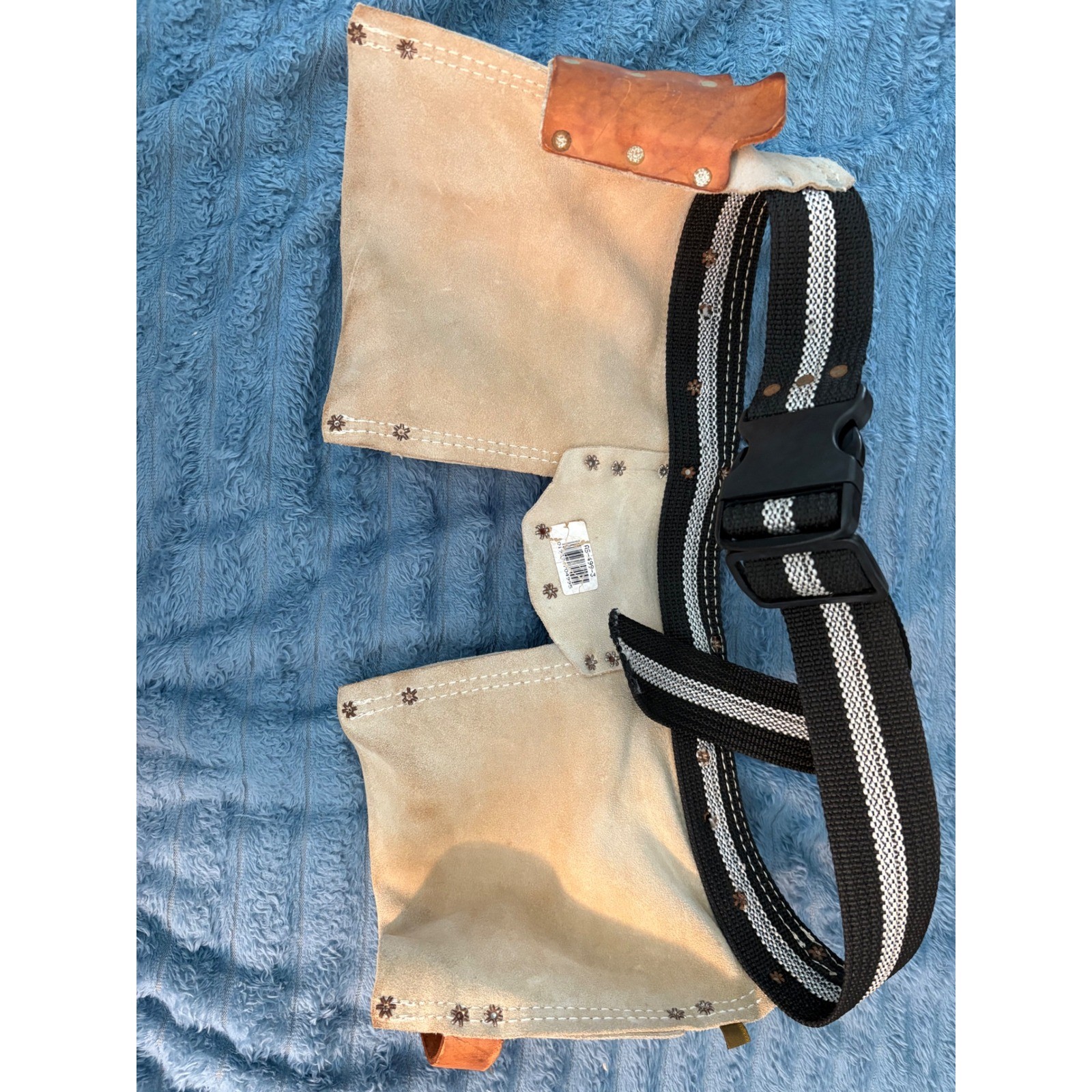 Action Work Products Suede Leather Tool Belt Pouch AS-499-3 Workwear