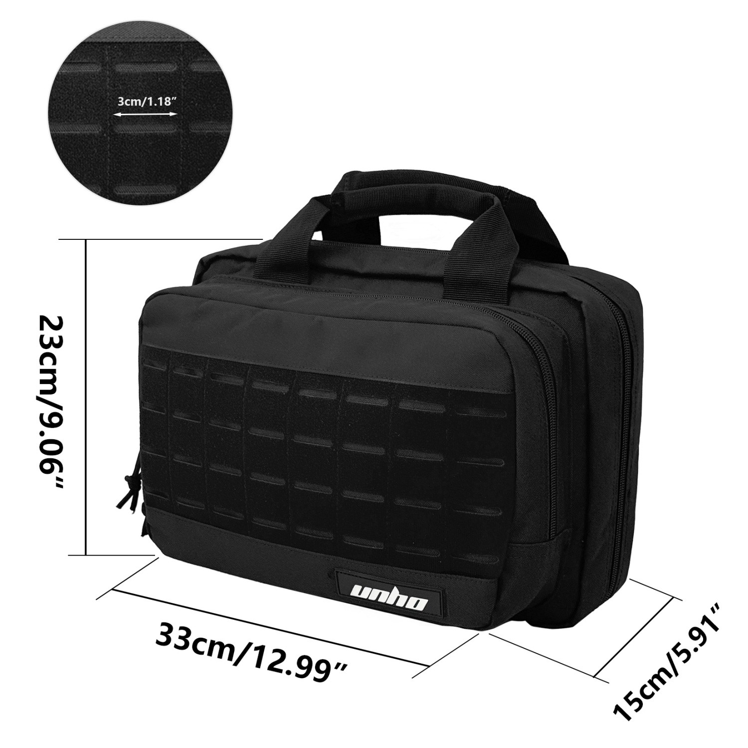 Oxford Cloth EDC Tool Bag Spacious Multi-Compartment Design for Daily Essentials