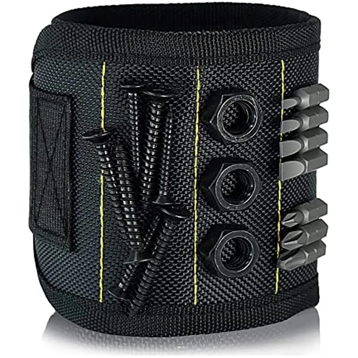 Magnetic Wristband for Men Women | 15-Magnet Tool Holder for Screws Nails Bits