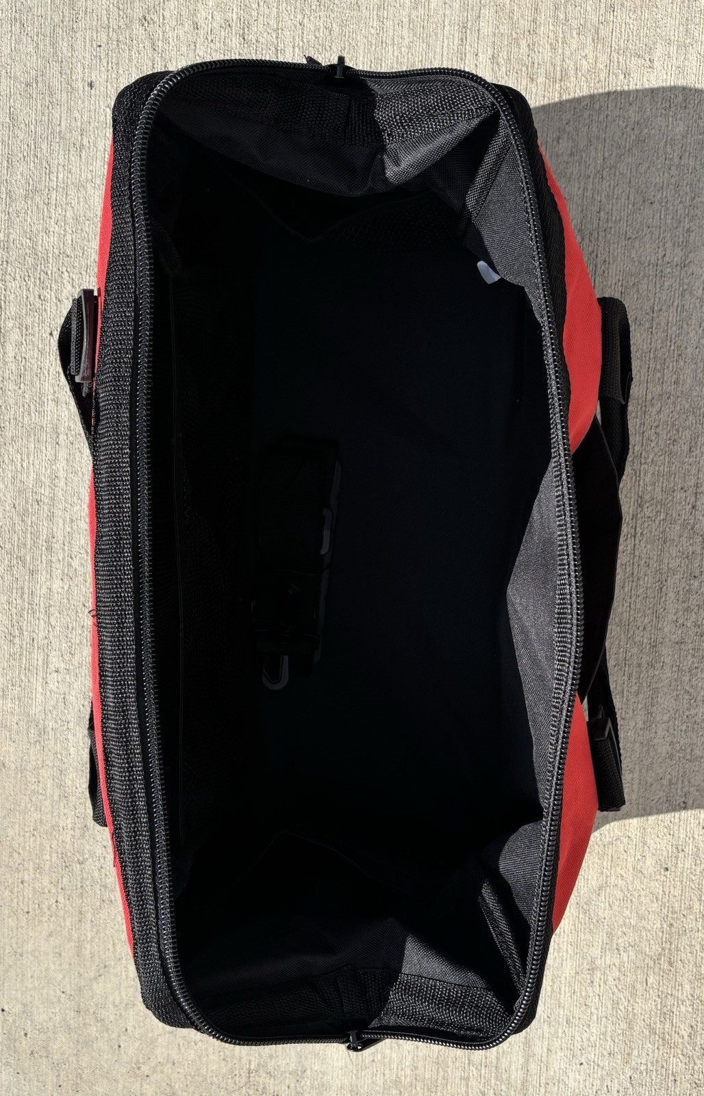 Snap-on Tools Power Tool Tote Bag Black and Red w/ Shoulder Strap